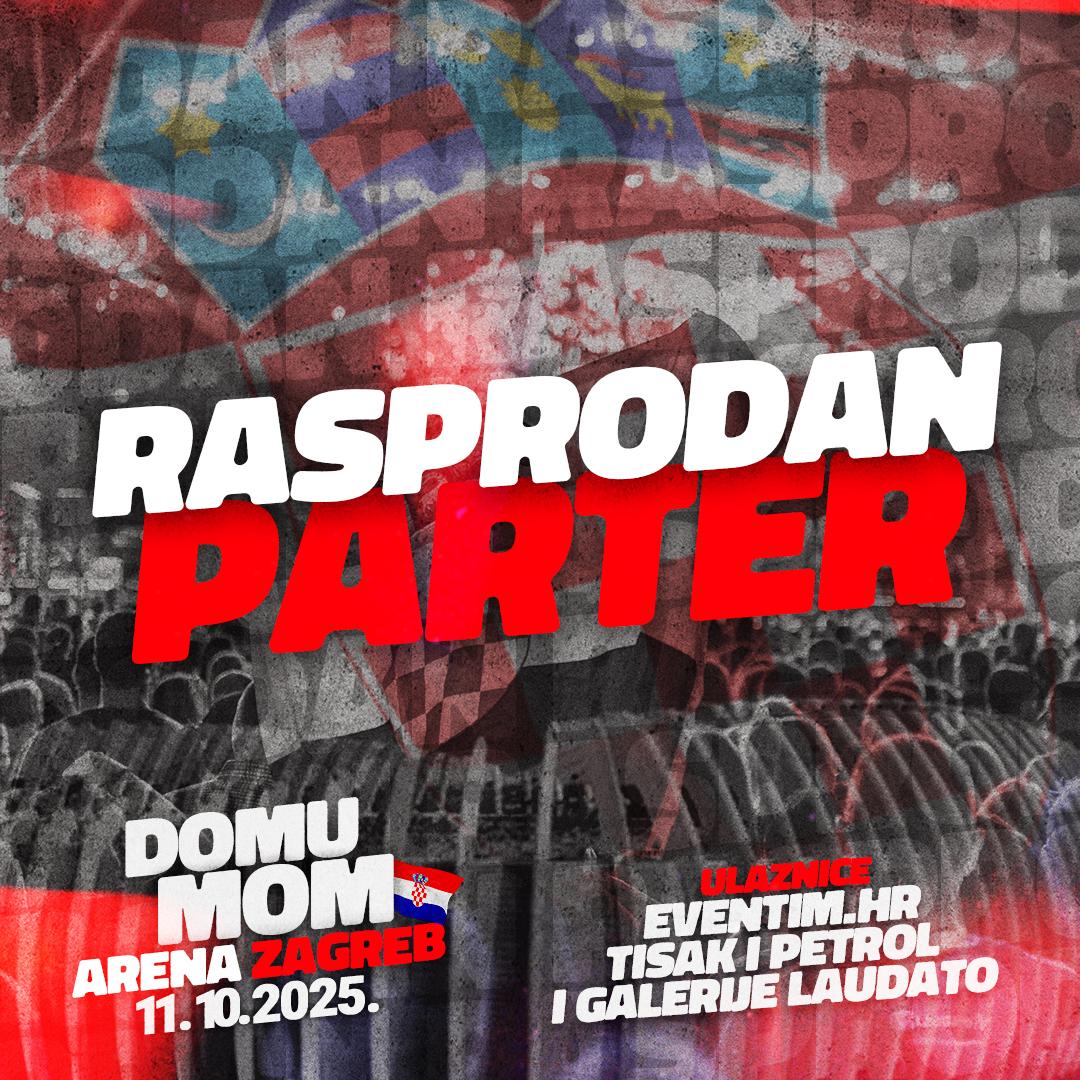 Rasprodan parter na velikom domoljubnom koncertu Domu mom
